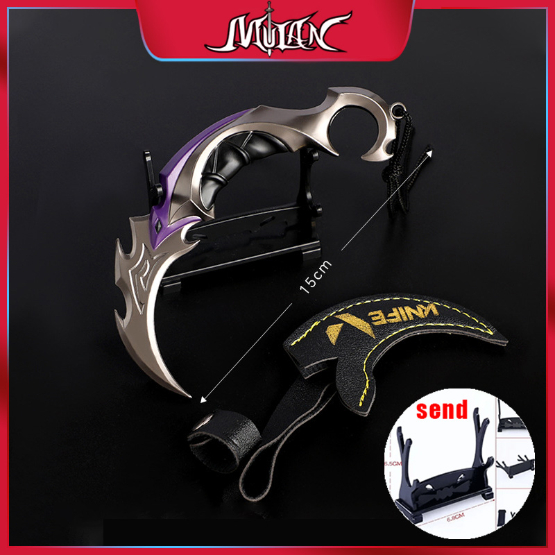 Craft Knife Set - 발로란트 EP5 Karambit 금속 공예 모델,
