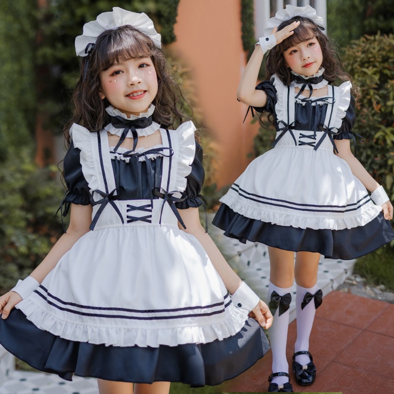 Cosplay Prop Bow - 일본 코스프레 의상 귀여운 로리타 블랙