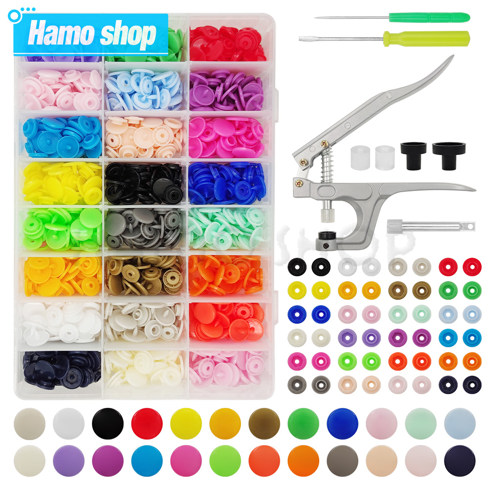 Snap Fastener Set - 플라스틱 스냅 패스너 플라이어 키트 T5