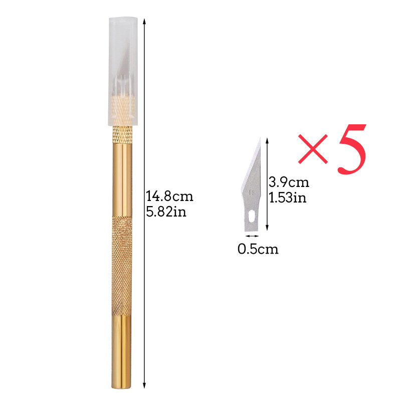 Craft Knife Set - 1 세트 조각 금속 메스 칼