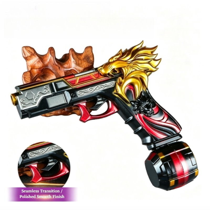 Cosplay Prop Pistol - 합금 장식 모형, 장식용 권총 소품,