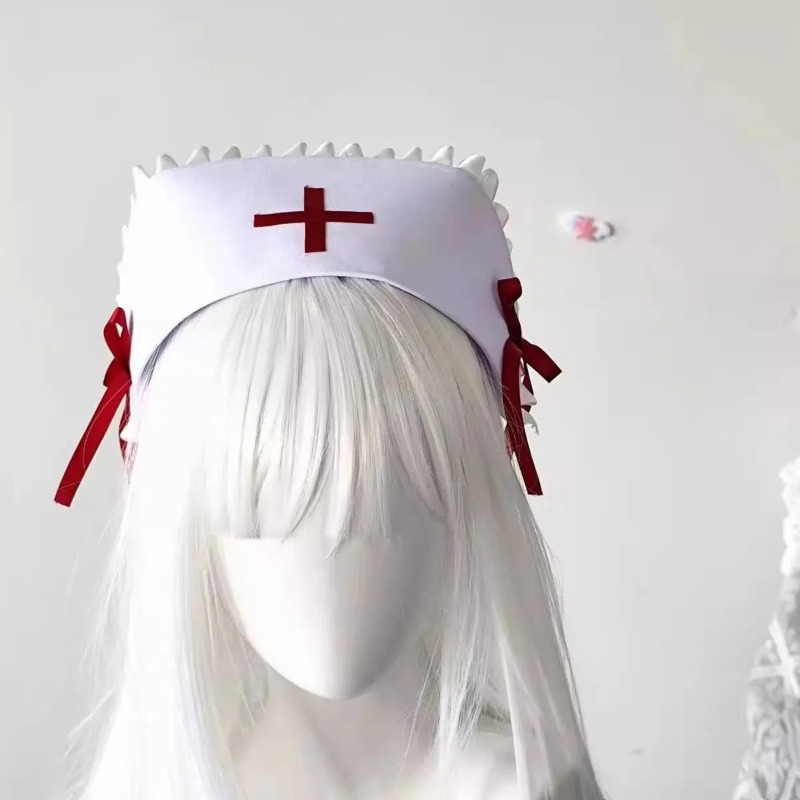 Cosplay Prop Bow - 새로운 Y2K 고딕 다크 펑크 간호사