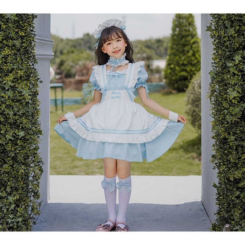 일본 코스프레 의상 귀여운 로리타 블랙 메이드 반팔 드 - Cosplay Prop Bow 리뷰 및 가격
