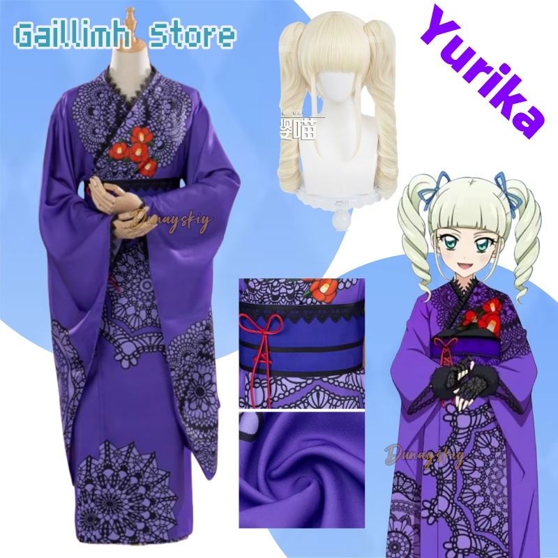 아이카츠! 유리카 토도 유카타 기모노 코스프레 의상 애 - Free Cosplay Prop Patterns 리뷰 및 가격
