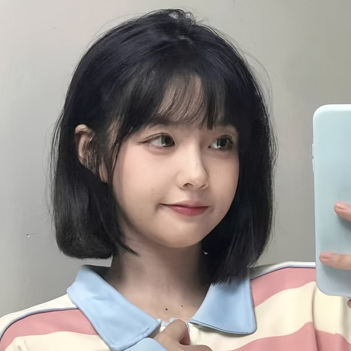 30cm/12인치 학생 스타일의 합성 내열 섬유 가발, - Wig Fiber Net 리뷰 및 가격