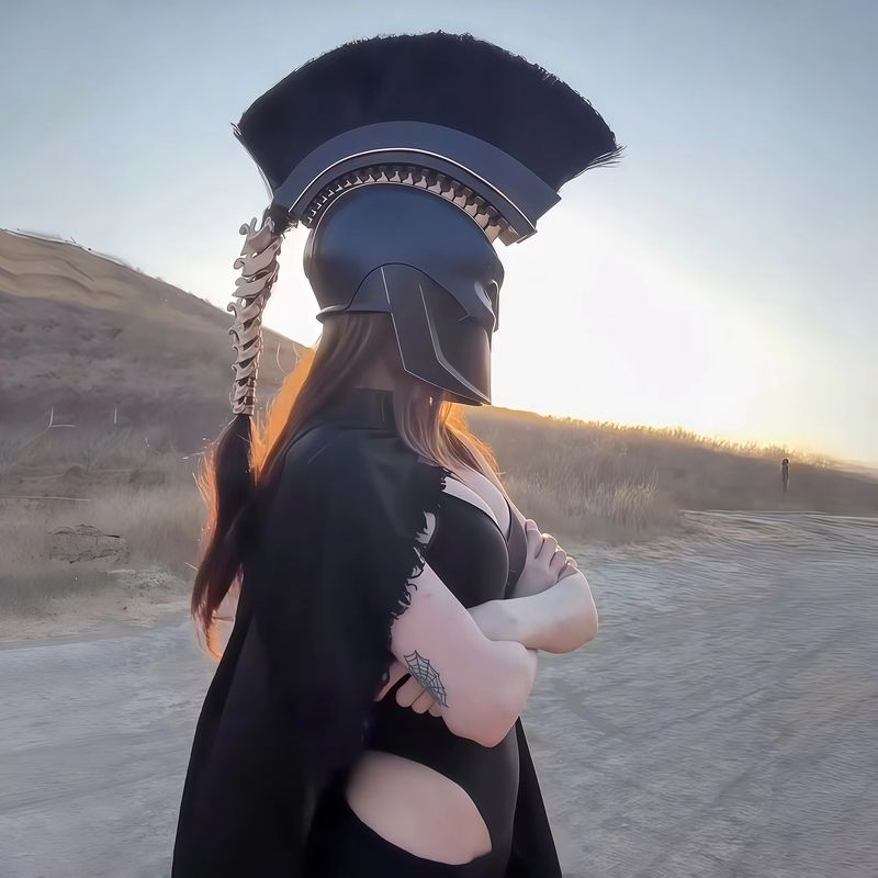 오디세이 아가멤논 헬멧 고대 그리스 로마 풀 페이스 마 - Cosplay Prop Display 리뷰 및 가격