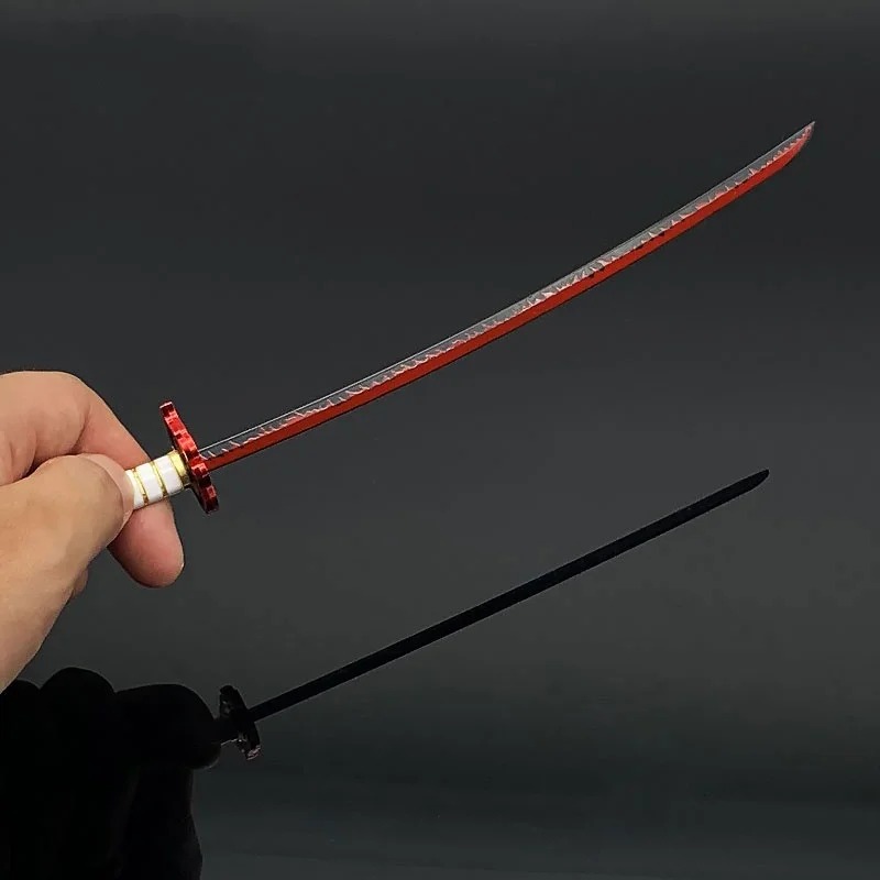26cm 악마 슬레이어 Katana 금속 검 애니메이션 - Cosplay Prop Katana 리뷰 및 가격
