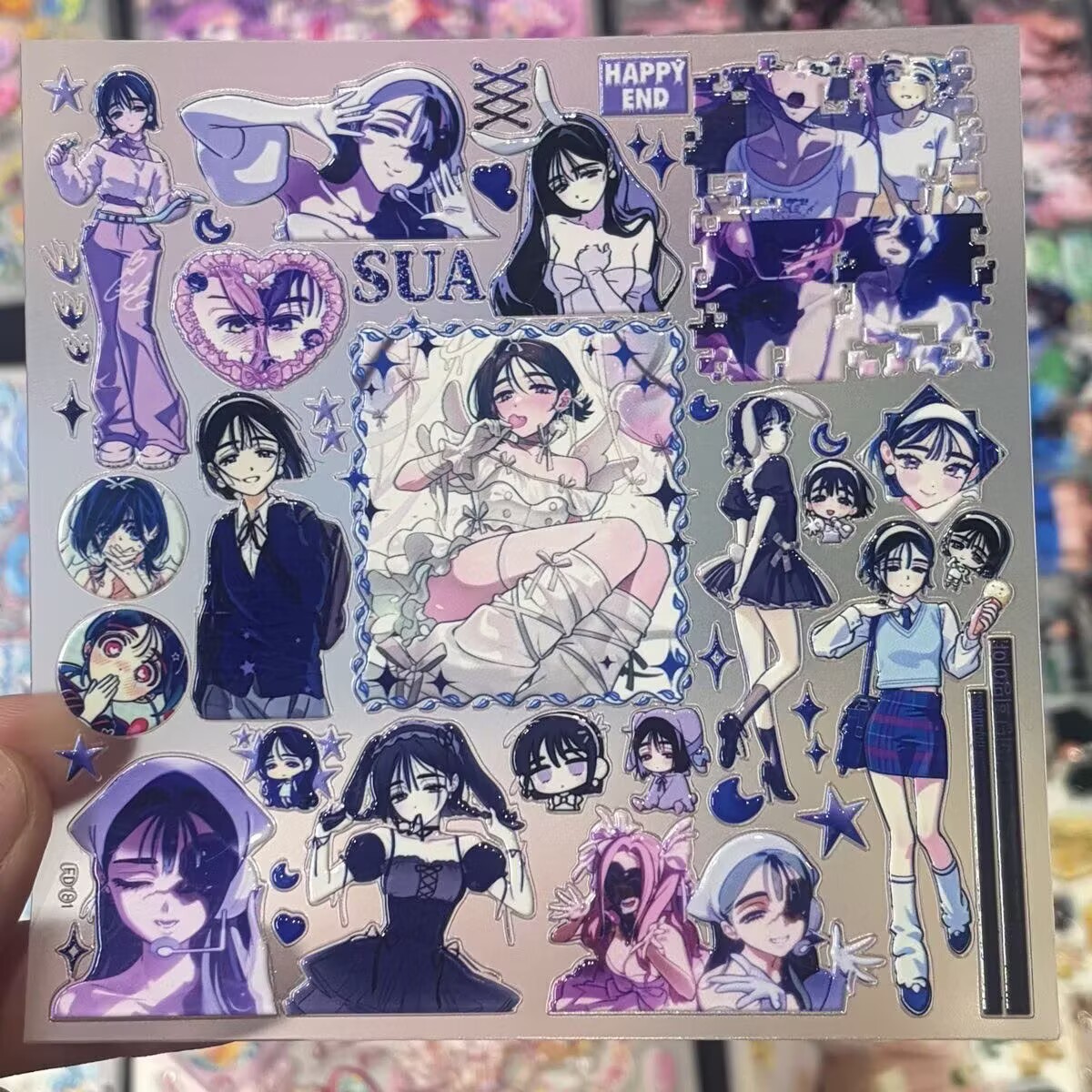 애니메이션 외계인 무대 MIZI SUA 3D 양각 스티 - Cosplay Prop Book 리뷰 및 가격