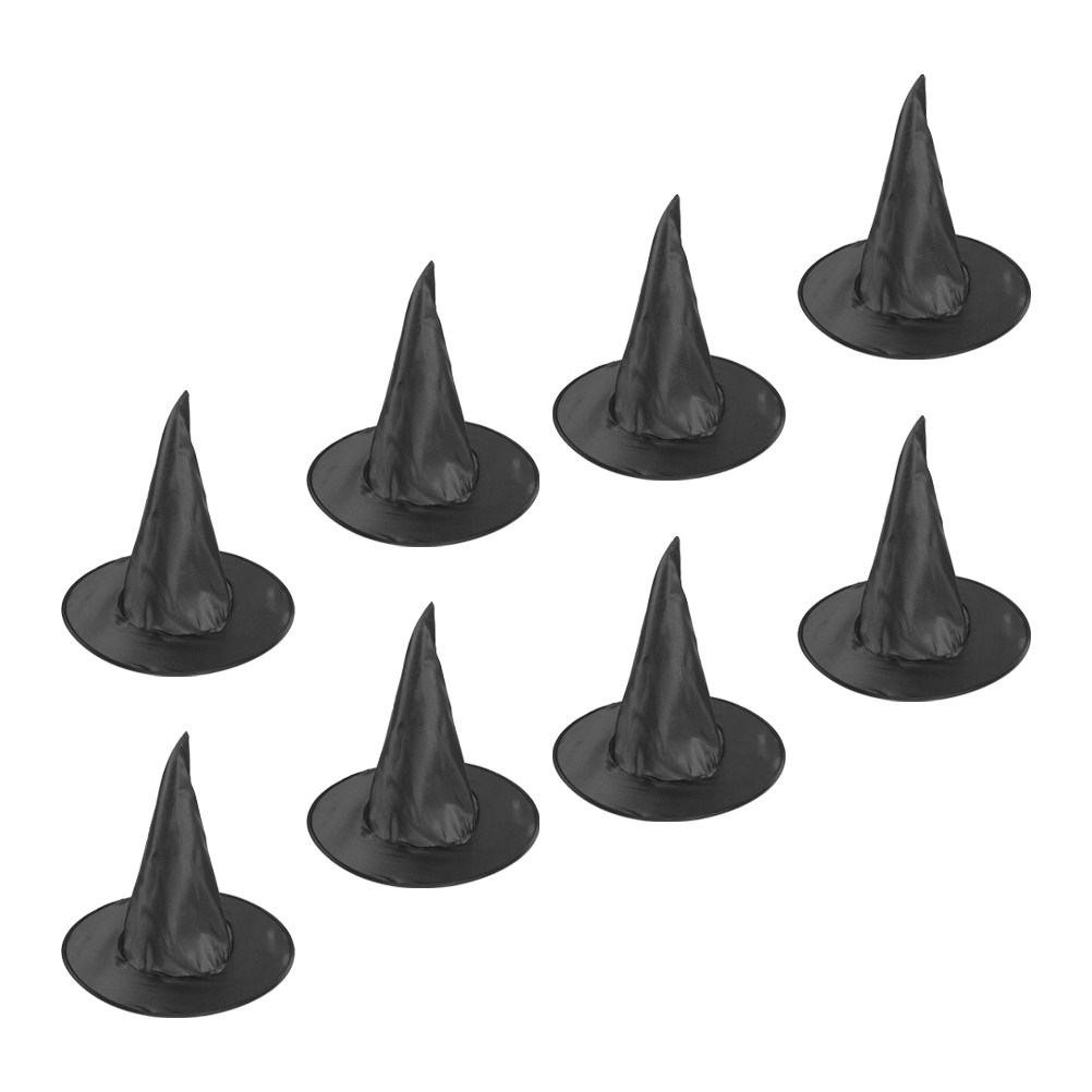 할로윈 마녀 모자 8개 세트: 넓은 챙, 파티용, 코스 - Easy Cosplay Prop 리뷰 및 가격
