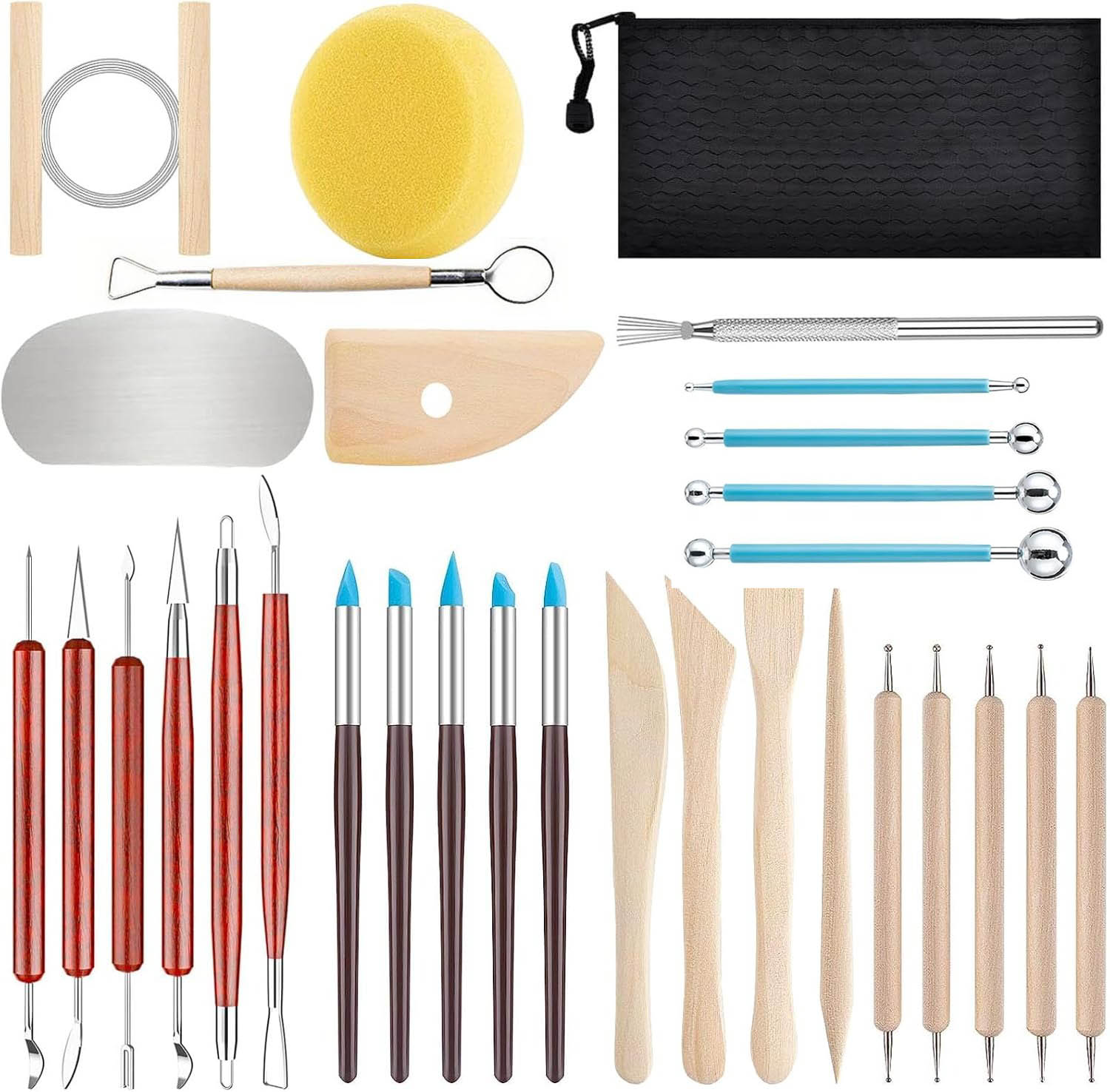 31 개/대 아트 도자기 조각 도자기 도구 만들기 폴리 - Craft Knife Set 리뷰 및 가격