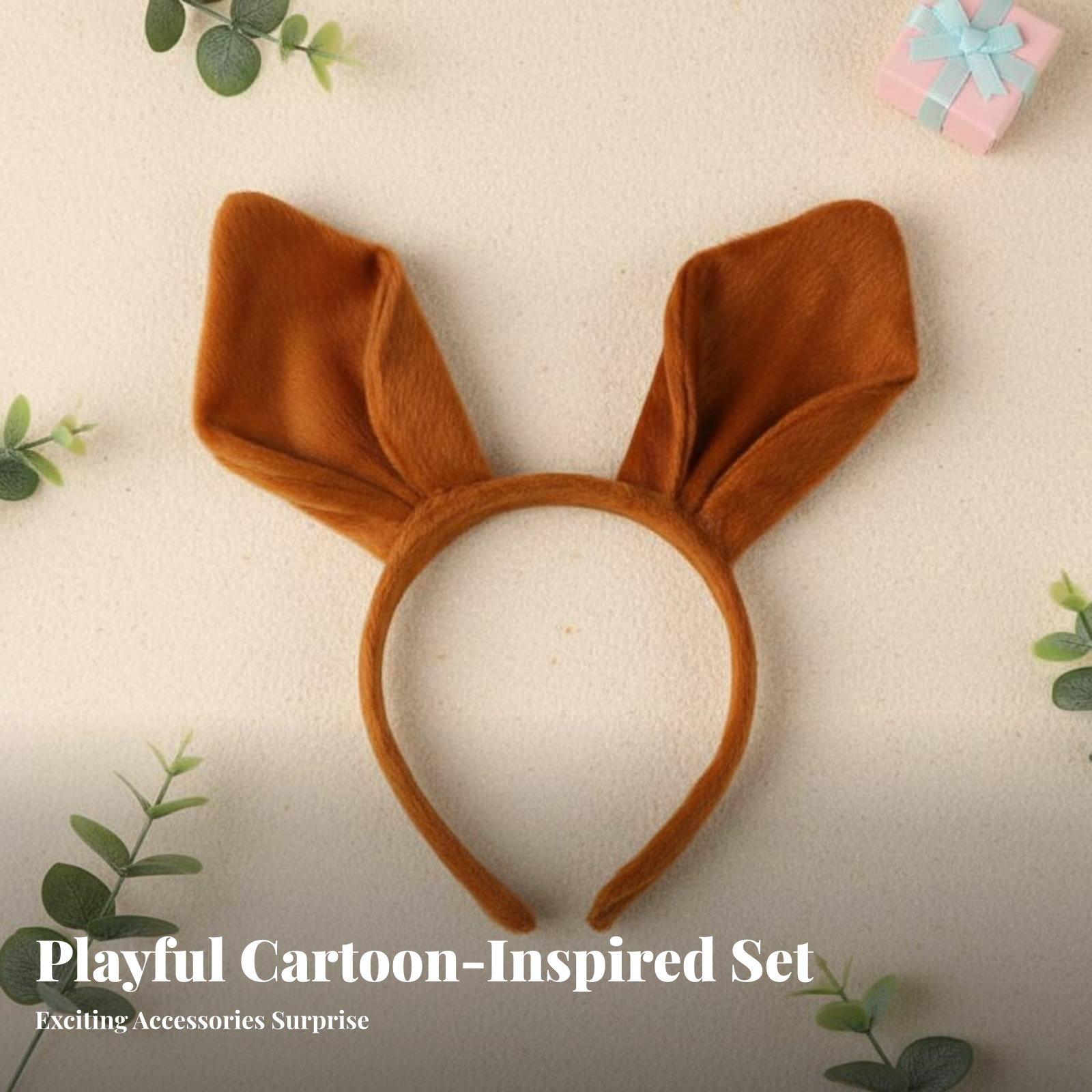 동물 코스튬 헤드밴드 세트 공연 소품 부드러운 동물 코 - Easy Cosplay Prop 리뷰 및 가격