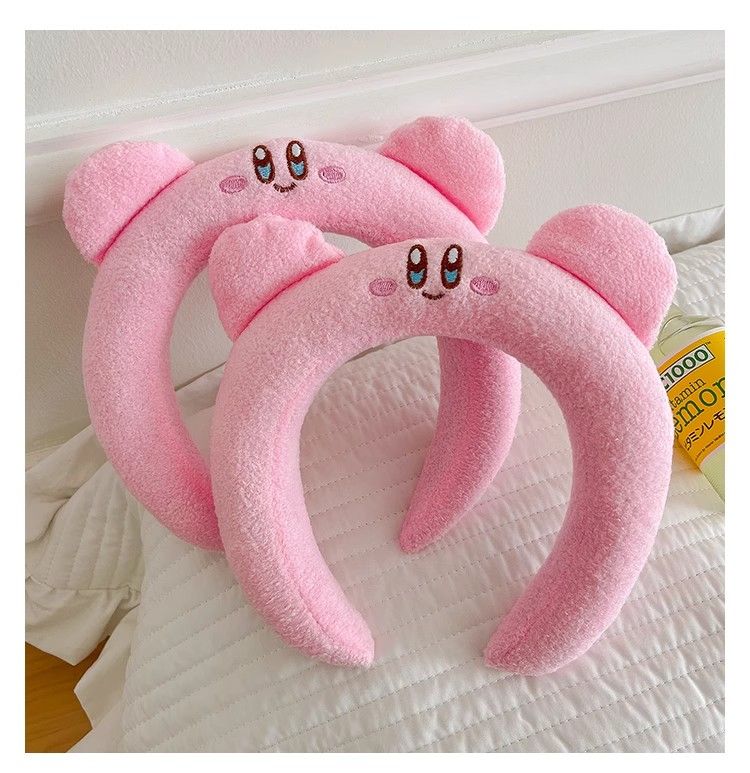 사랑스러운 핑크 컬러의 커비 플러시 헤어밴드, 일상적인 - Cosplay Prop Diy 리뷰 및 가격