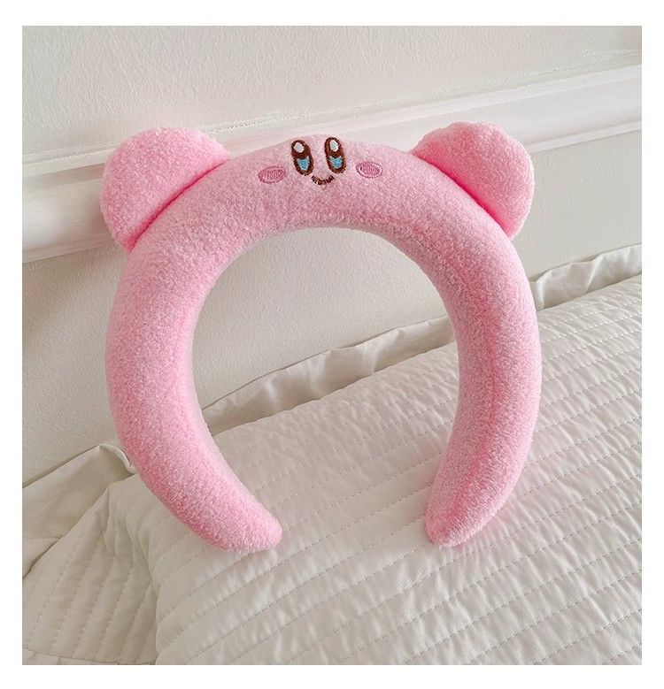 사랑스러운 핑크 컬러의 커비 플러시 헤어밴드, 일상적인 - Cosplay Prop Diy 리뷰 및 가격