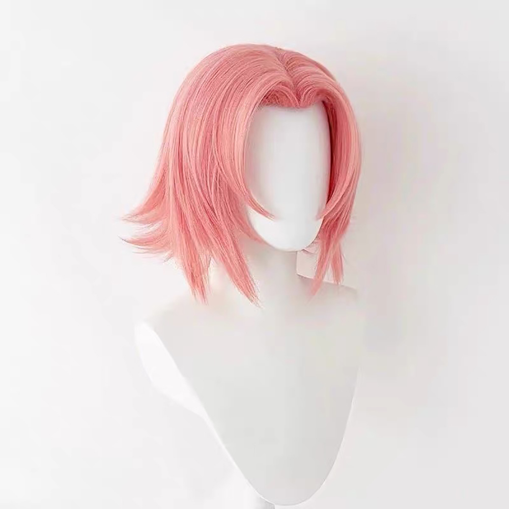 헤어조이 인조 모발 가발, 핑크색 하루노 사쿠라 코스프 - Wig Fiber Net 리뷰 및 가격